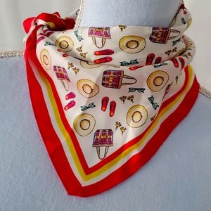 100% SILK LARIOSETA SCARF O/S